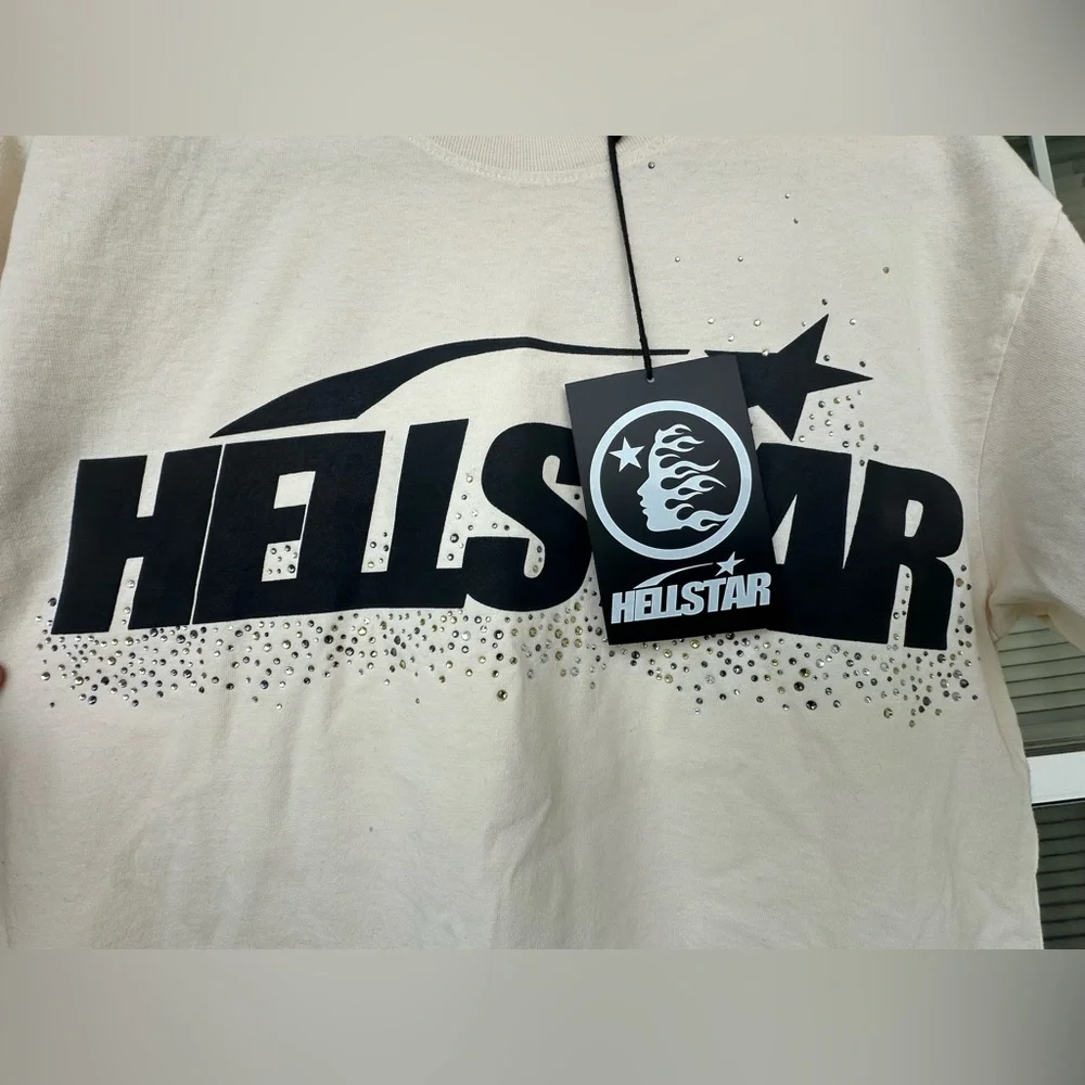 HELLSTAR Classic Rhinestone Tee - Picture 5 of 12